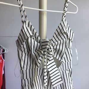 Fashion Nova Striped Jumpsuit